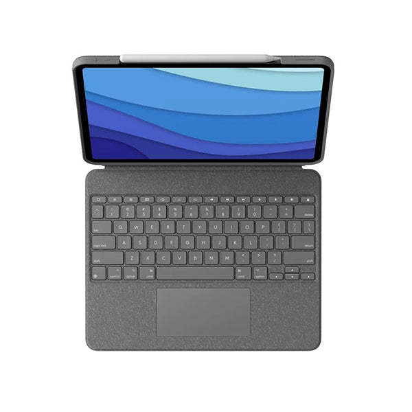 Logitech Combo Touch Keyboard 背光鍵盤護殼配備觸控板