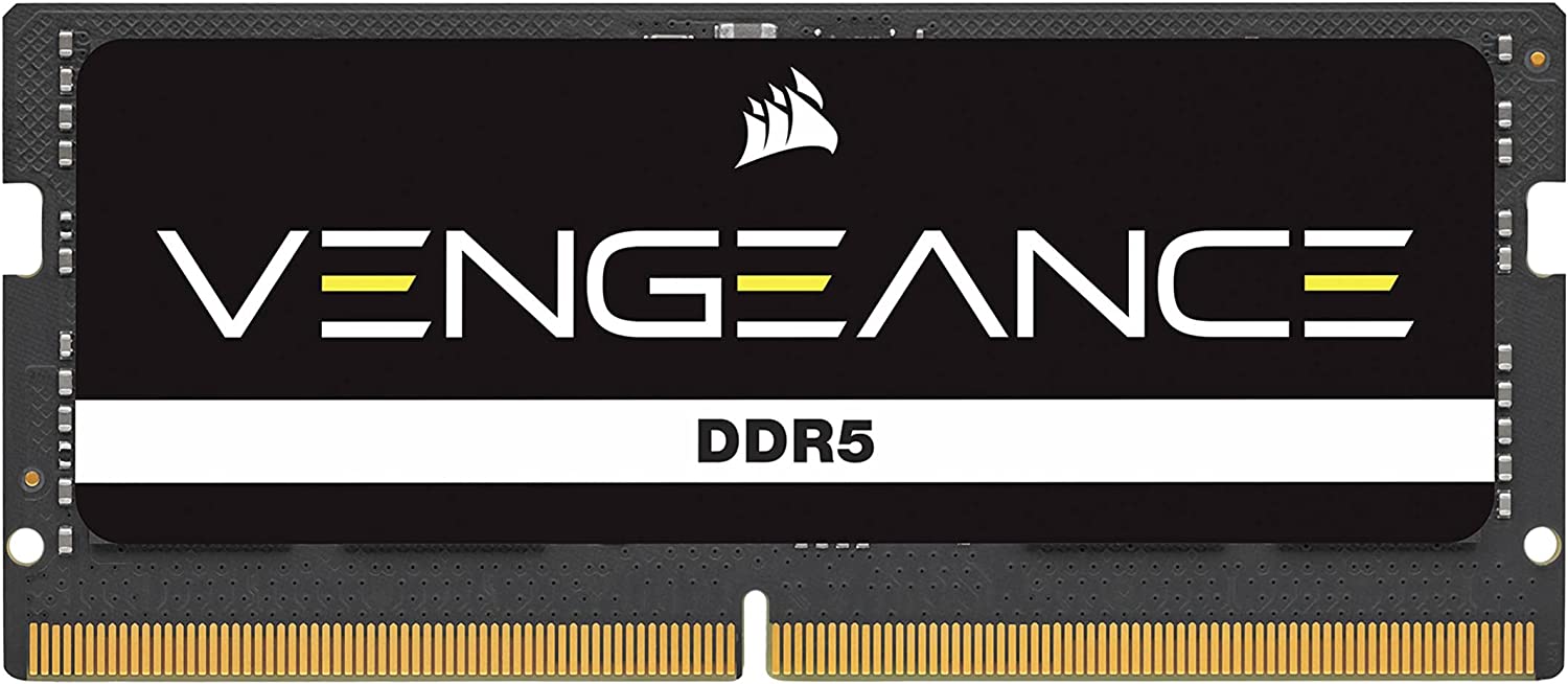 Corsair VENGEANCE SODIMM MEMORY 16GB (16GB x1) DDR5 4800MHz (CMSX16GX5M1A4800C40)