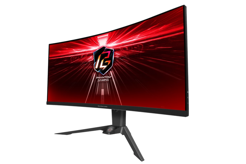 ASRock 華擎 Phantom Gaming PG34WQ15R3A 34 吋 3440 X 1440  UWQHD 165Hz VA FreeSync Premium HDR400 Certified 電競顯示器