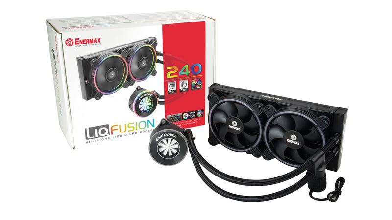 Enermax LIQFUSION 240 幻彩飛輪 All-in-one RGB 同步液冷水冷