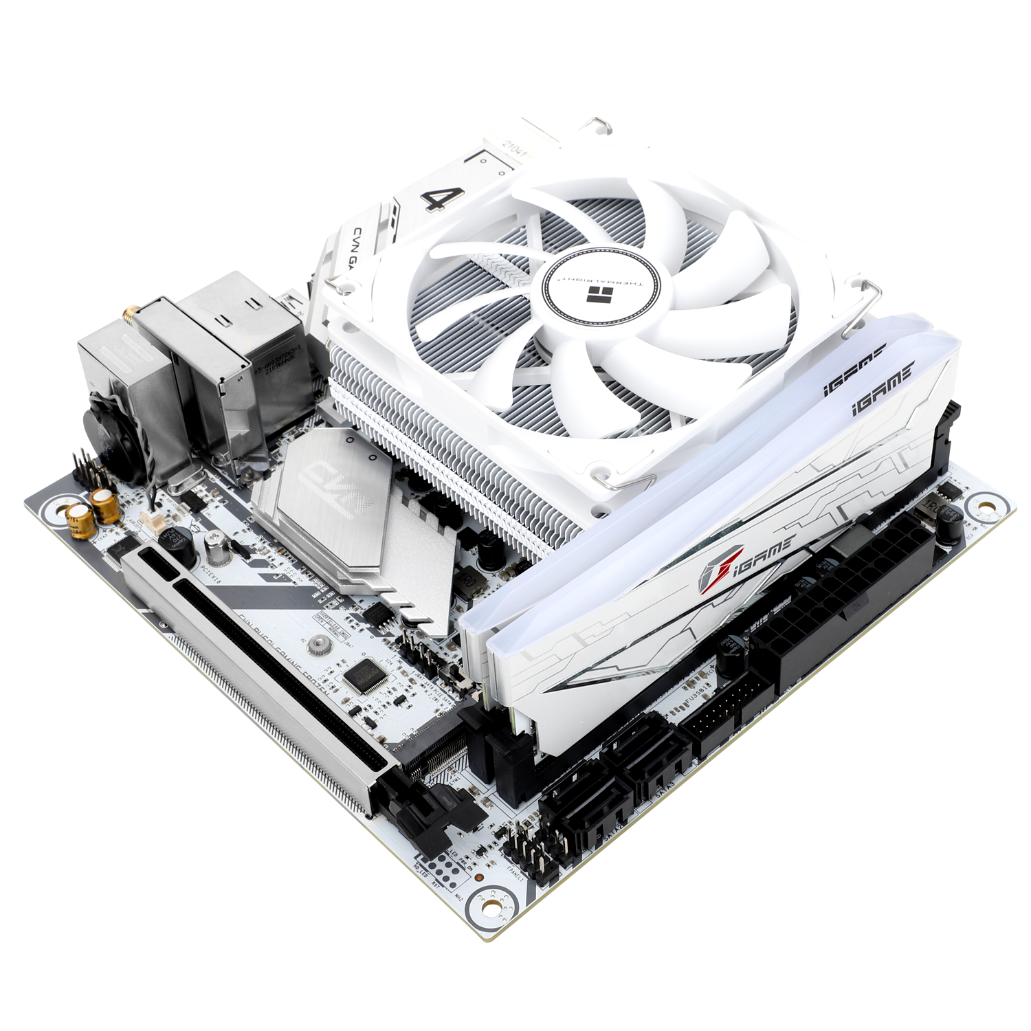 Thermalright AXP90-X47 WHITE Low-Profile 下吹式風冷