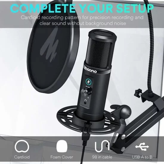Maono AU-PM422 / AU-PM422T Professional Condenser Microphone