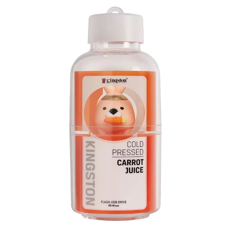 Kingston Cold Pressed Carrot Juice 64GB USB Flash Drive (2023 Limited Edition)