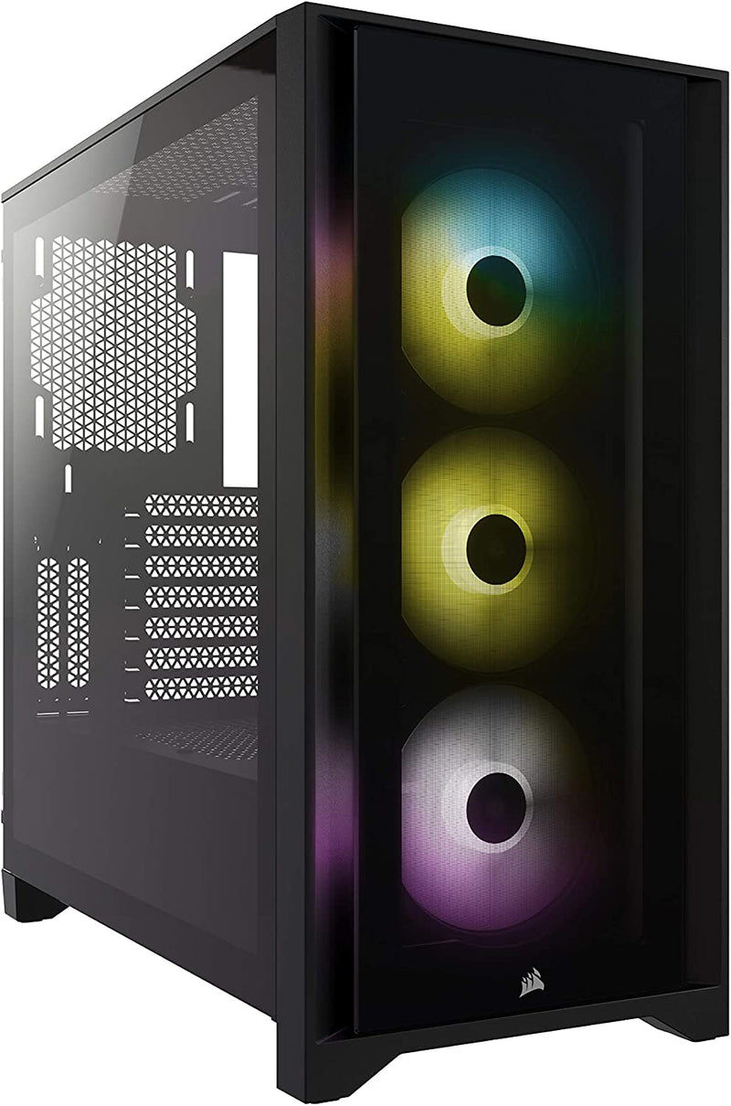 Corsair iCUE 4000X RGB Tempered Glass Mid-Tower ATX CASE