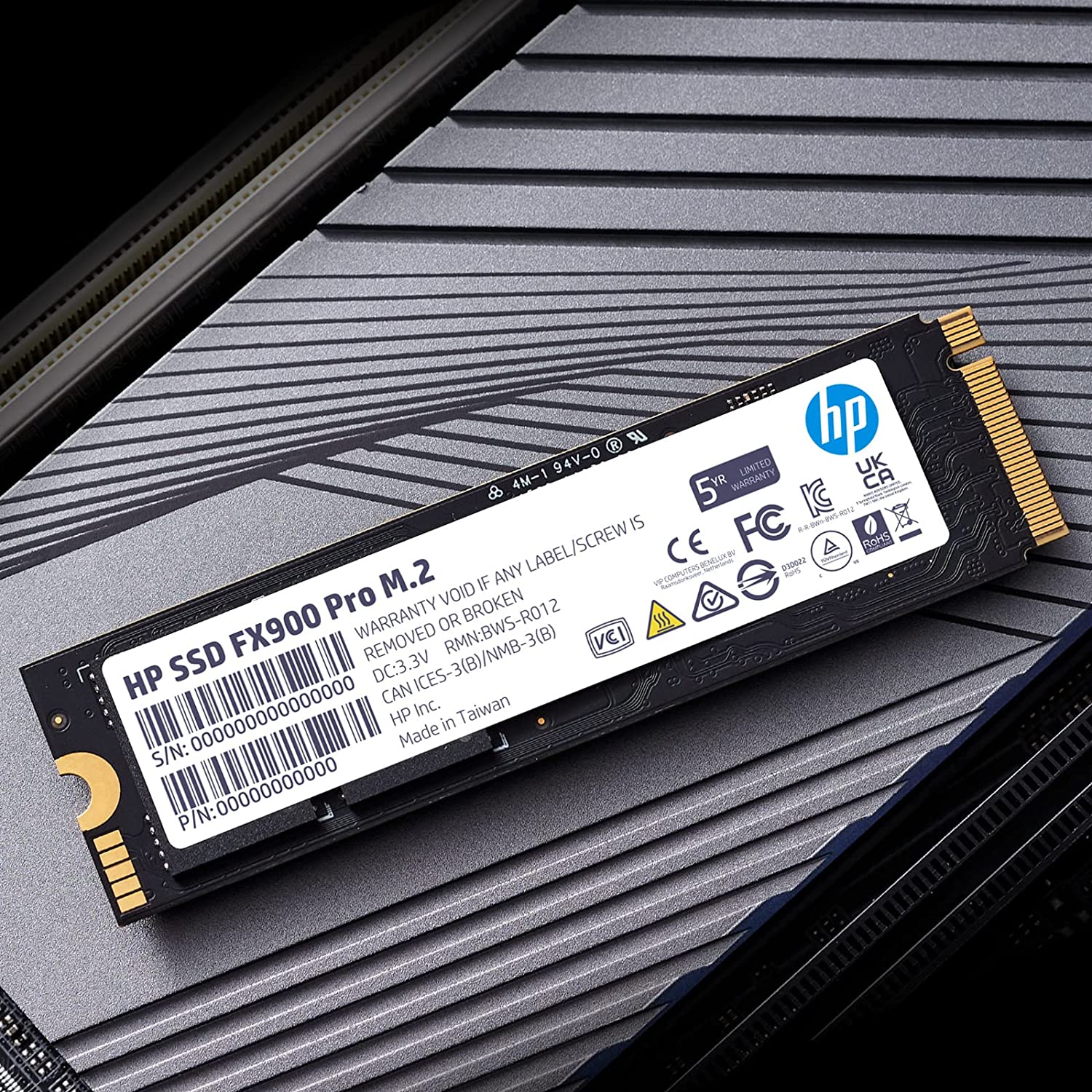 HP FX900 PRO M.2 PCI-E4.0 GEN 4 NVMe SSD 512GB 固態硬碟 (7000MB/s)