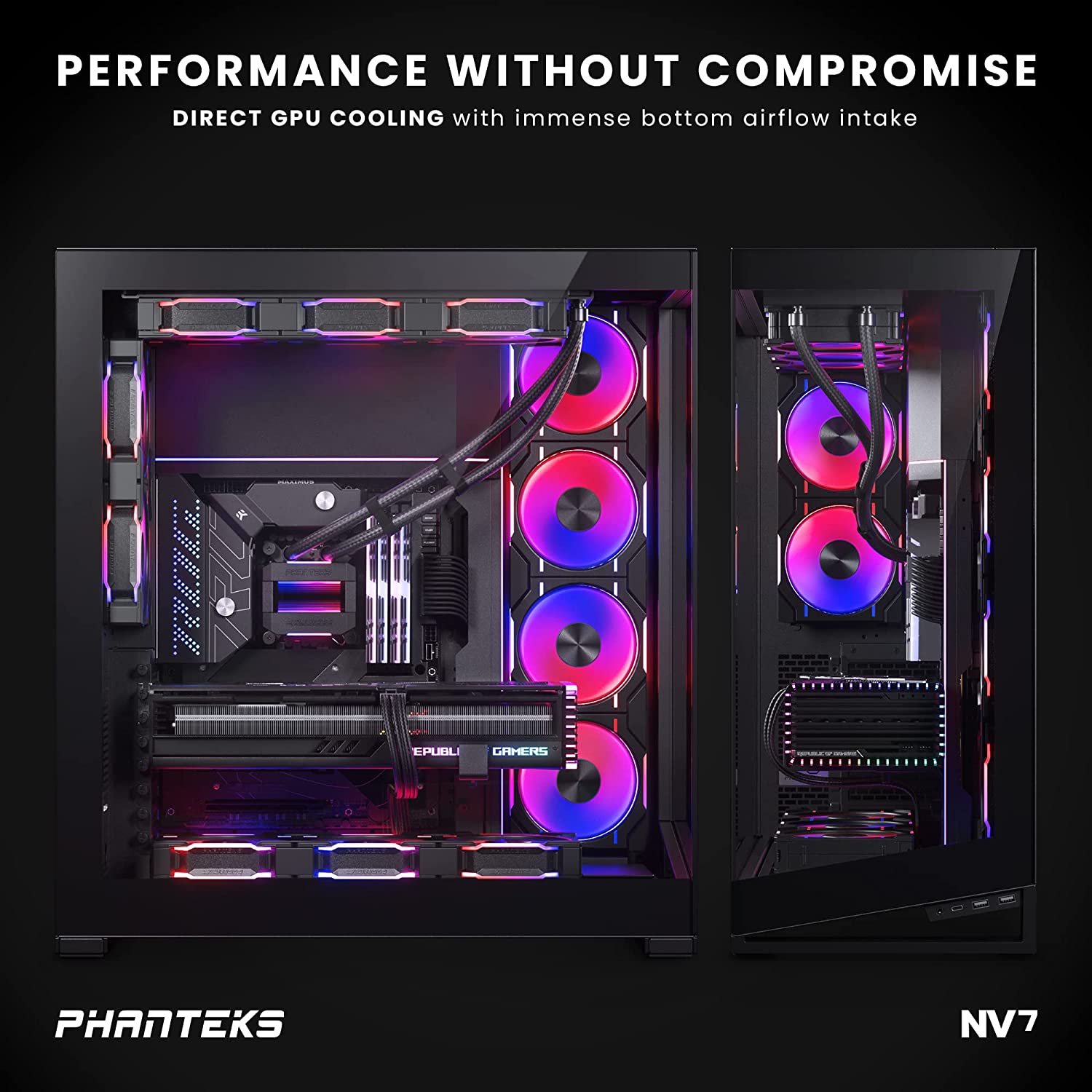 Phanteks NV7 Glass House Black E-ATX Full Tower Case 全塔機箱
