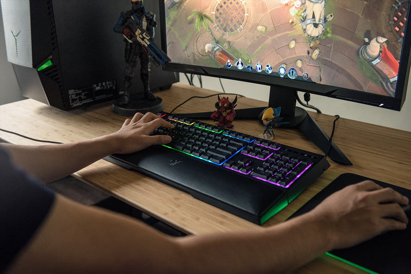 Razer Ornata Chroma 雨林狼蛛全彩光 薄膜機械式鍵盤