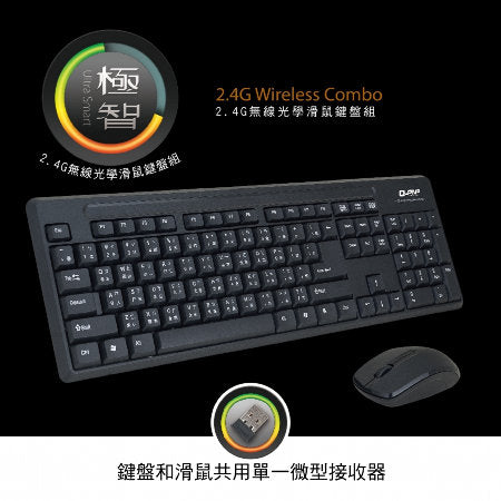 GTR 极智2.4G无线光学滑鼠套装