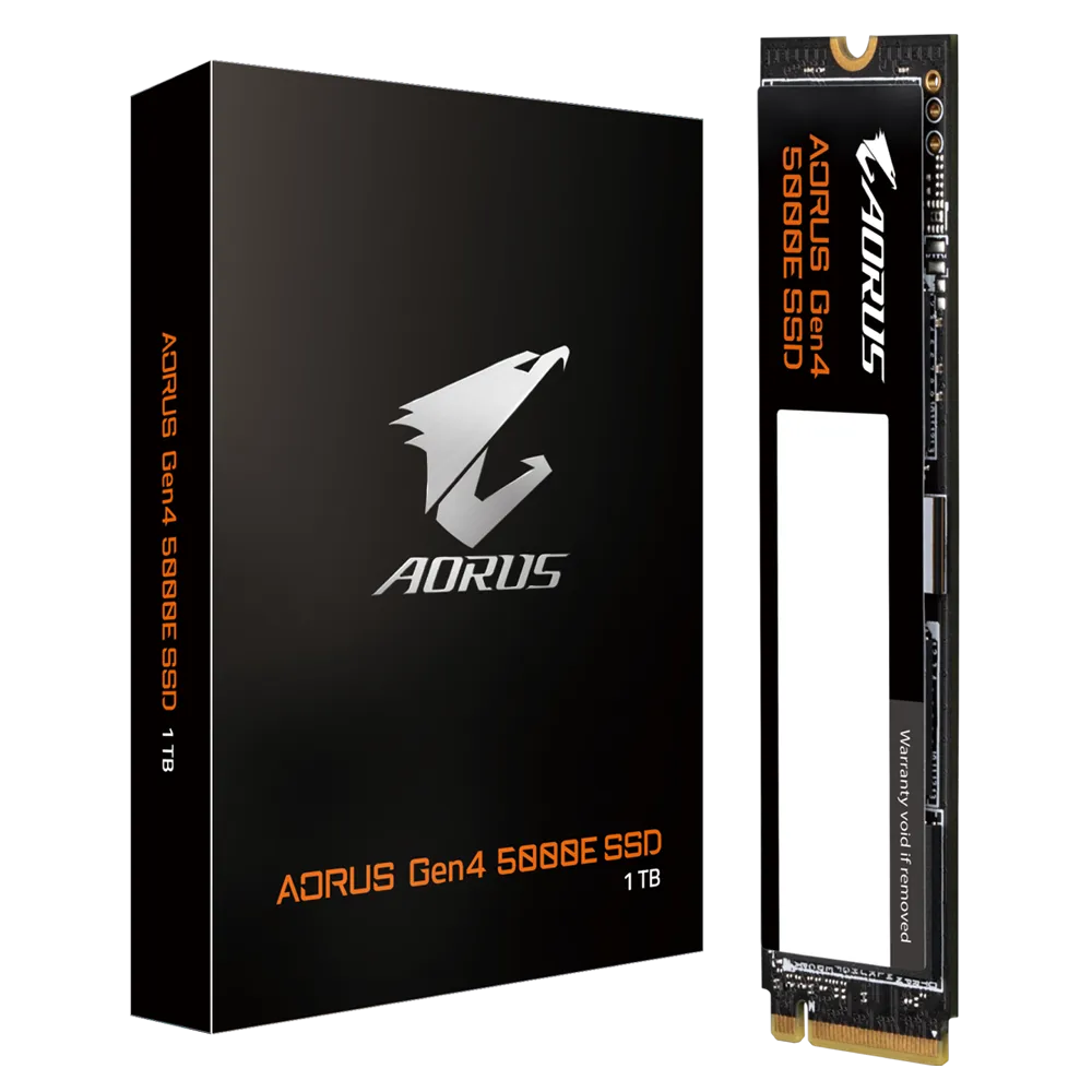 Gigabyte AORUS Gen4 5000E 1TB 3D TLC M.2 NVMe PCIe 4.0 X4  固態硬碟 (5000MB/s)