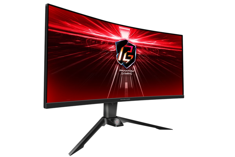 ASRock 華擎 Phantom Gaming PG34WQ15R3A 34 吋 3440 X 1440  UWQHD 165Hz VA FreeSync Premium HDR400 Certified 電競顯示器