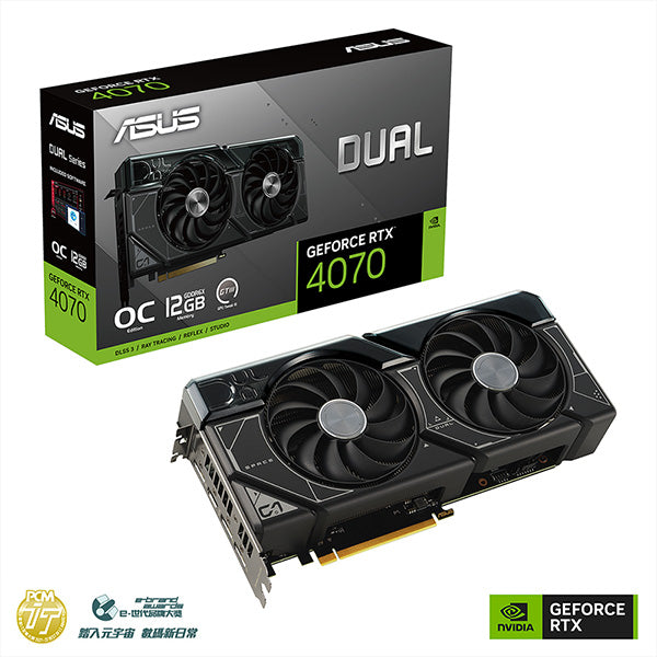 ASUS 華碩 Dual GeForce RTX4070 OC 12GB GDDR6X Edition 顯示卡