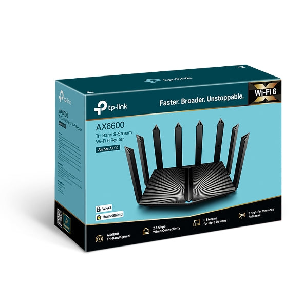 TP-Link Archer AX90 AX6600 三頻 Wi-Fi 6 路由器