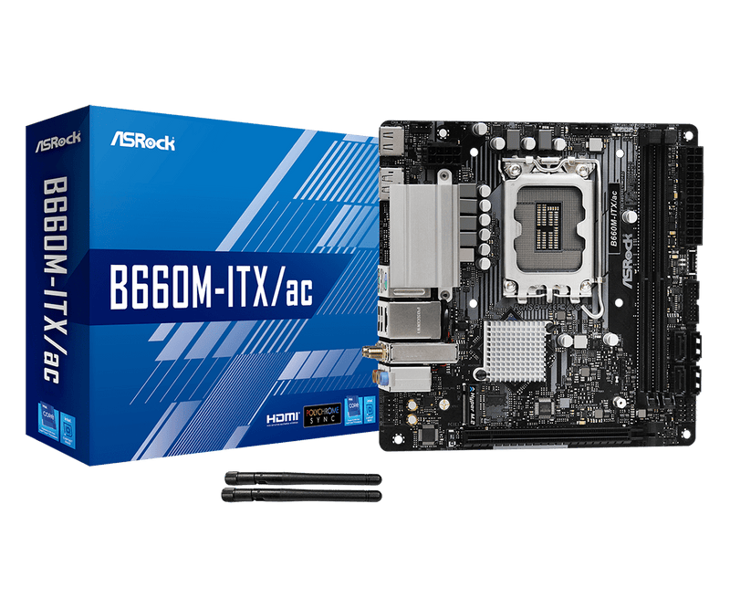 ASRock 華擎 B660M-ITX/AC 主機板 (DDR4)