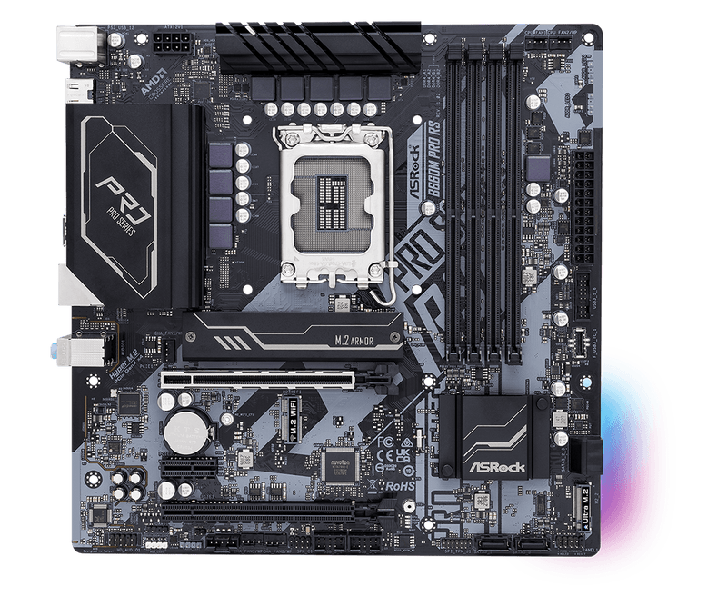 ASRock 華擎 B660M PRO RS Micro-ATX 主機板 (DDR4)