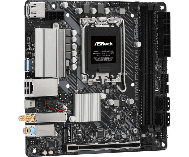 ASRock 華擎 B760M-ITX/D4 WiFi ITX 主機板 (DDR4)