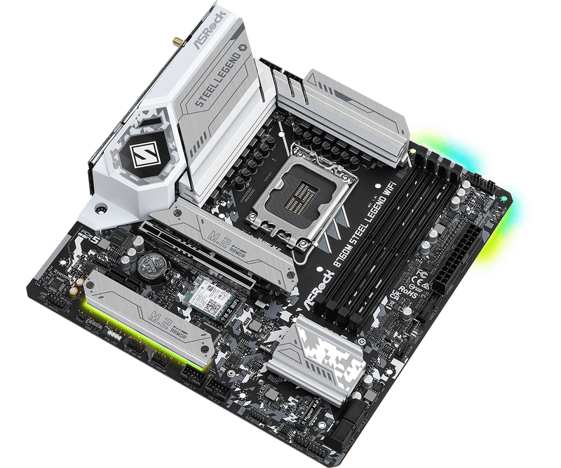 ASRock 華擎 B760M Steel Legend WiFi Micro-ATX 主機板 (DDR5)
