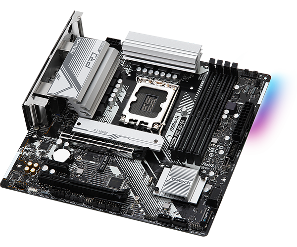 ASRock 華擎 B760M PRO RS/D4 Micro-ATX 主機板 (DDR4)