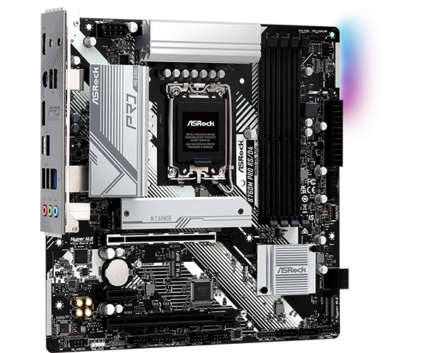 ASRock 華擎 B760M PRO RS/D4 Micro-ATX 主機板 (DDR4)