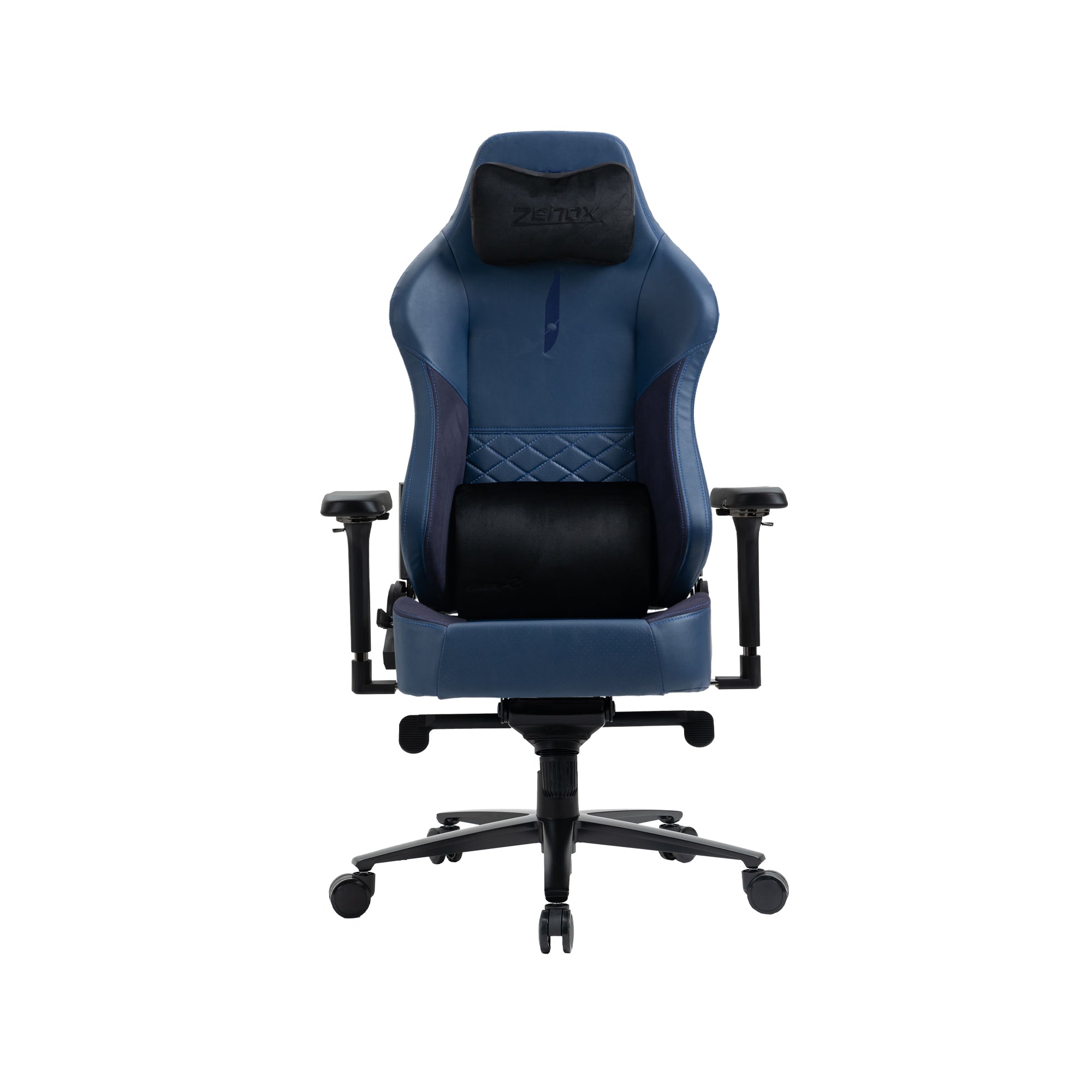 Zenox Spectre-MK2 Gaming Chair (Leather/Navy) 