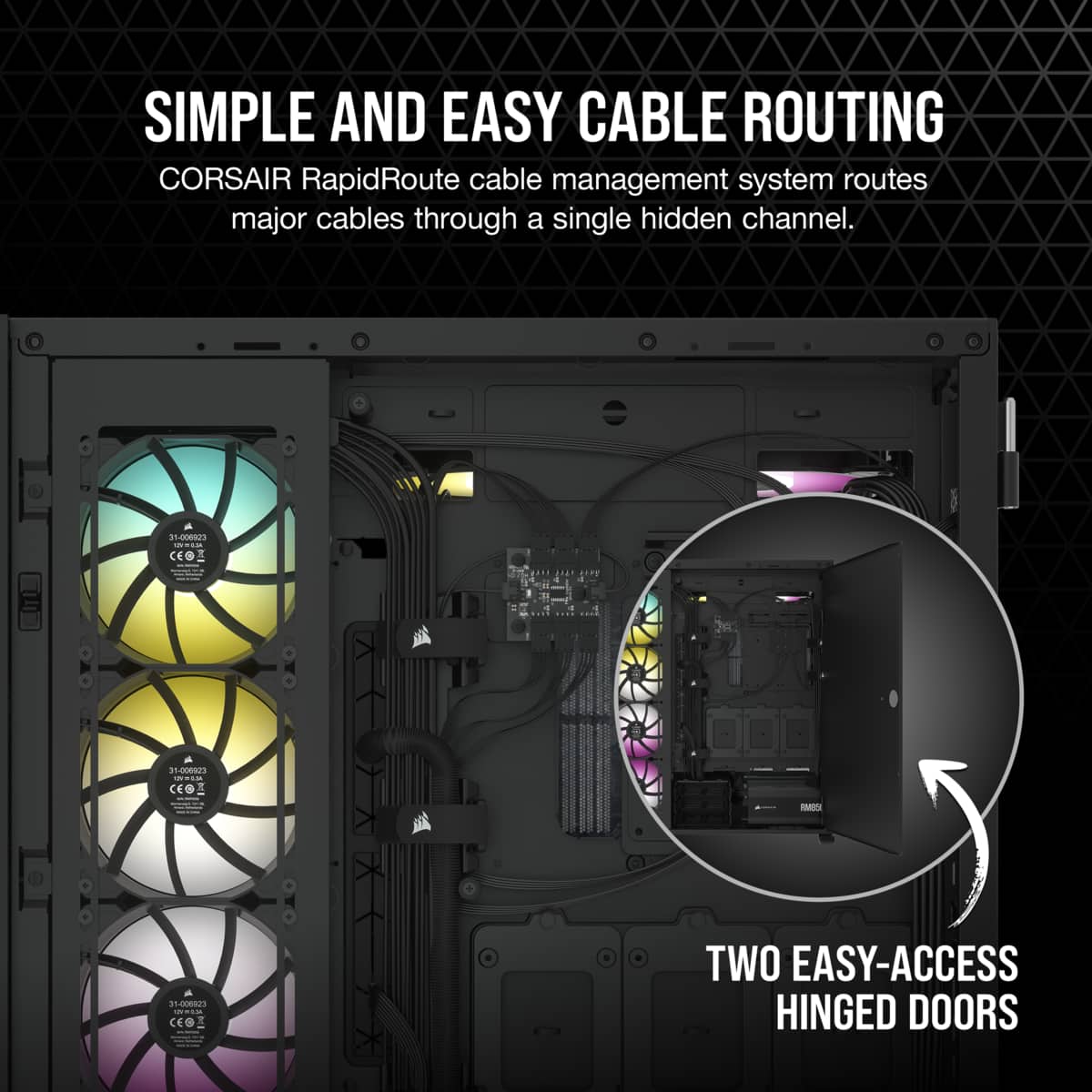 Corsair iCUE 7000D AIRFLOW Tempered Glass Mid-Tower ATX PC CASE