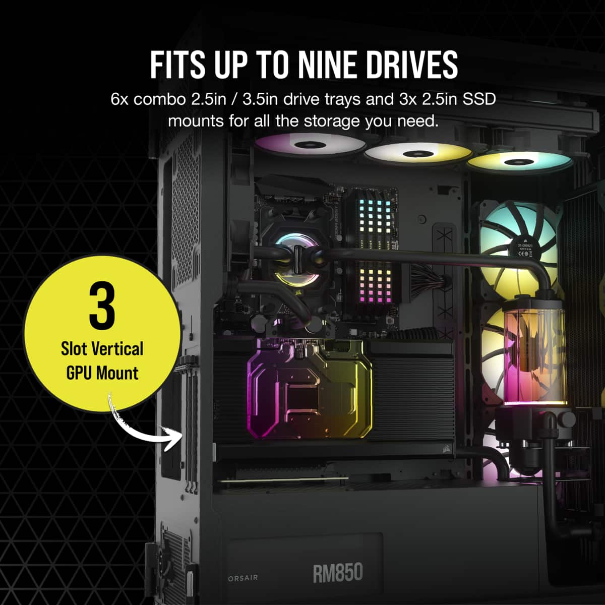 Corsair iCUE 7000X RGB Tempered Glass ATX CASE 