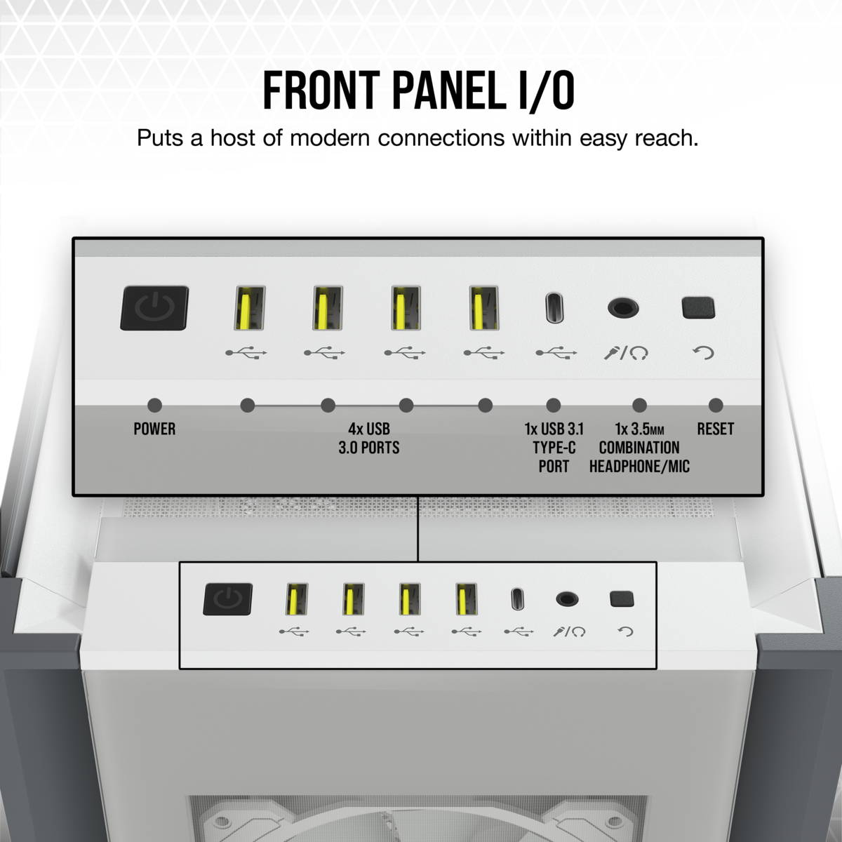 Corsair iCUE 7000X RGB Tempered Glass ATX CASE 