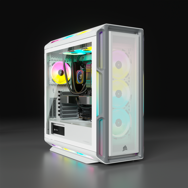 Corsair iCUE 5000T RGB Tempered Glass Mid-Tower ATX PC CASE