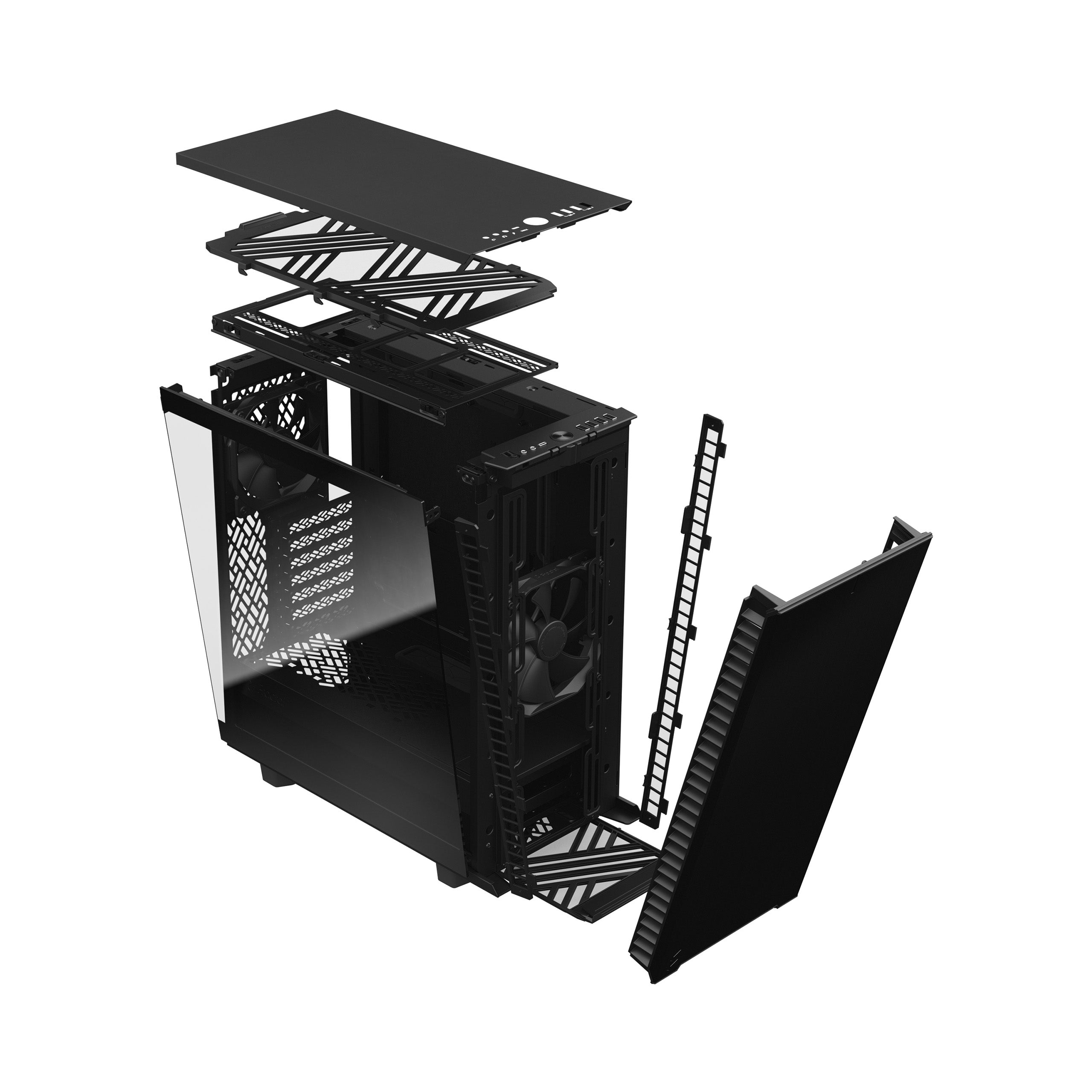 Fractal Design Define 7 Compact Tempered Glass ATX CASE 機箱 (Black/White)