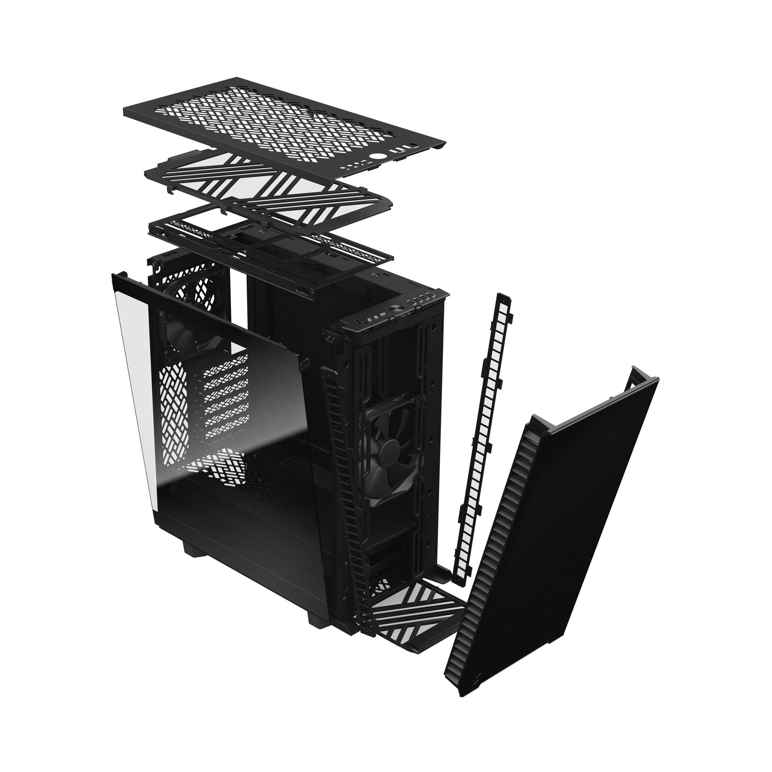 Fractal Design Define 7 Compact Tempered Glass ATX CASE 機箱 (Black/White)