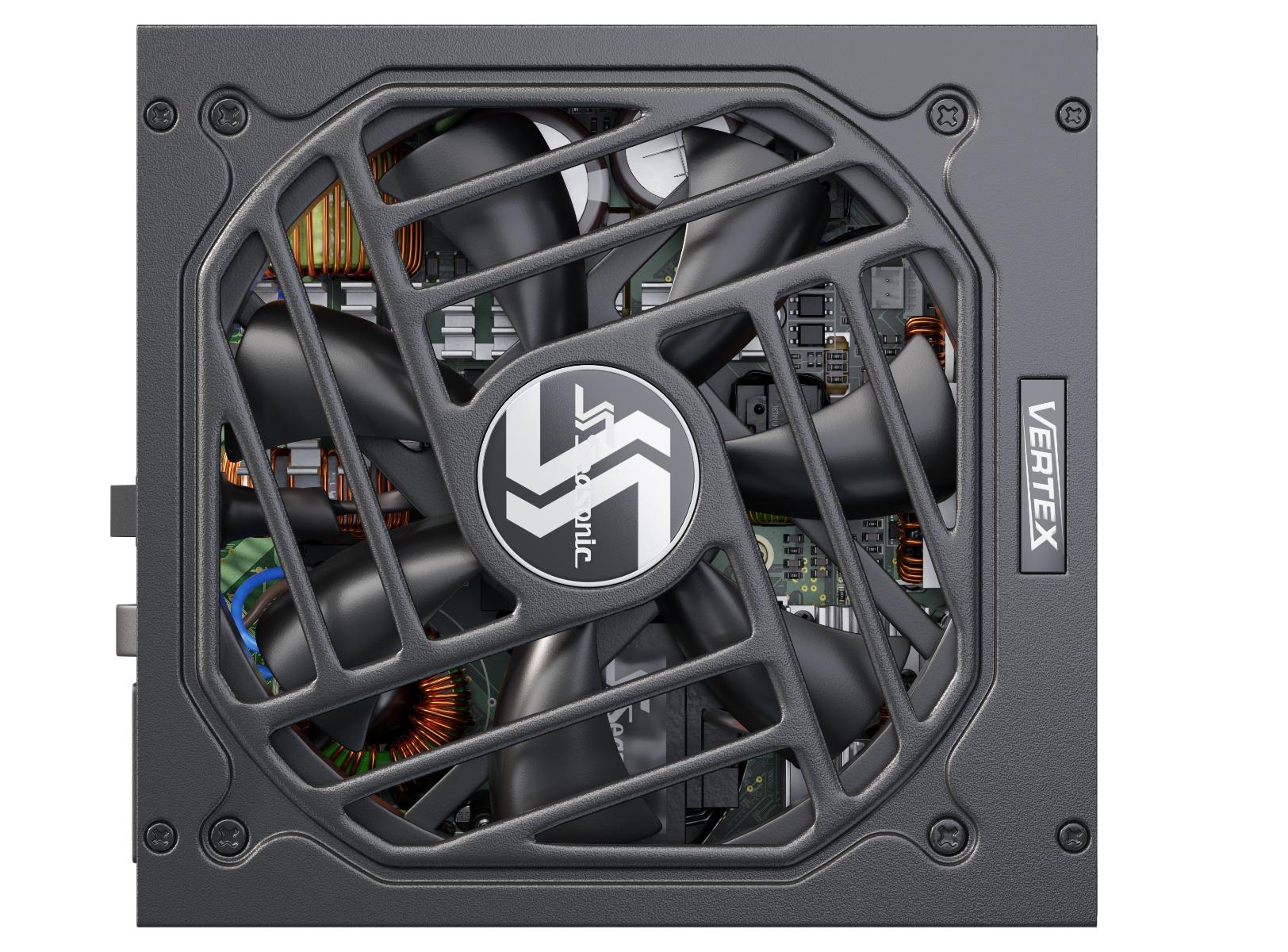 Seasonic Vertex 80 Plus Gold GX1000 1000W PSU 全模组主机电源(10年原厂保固) 黑/白