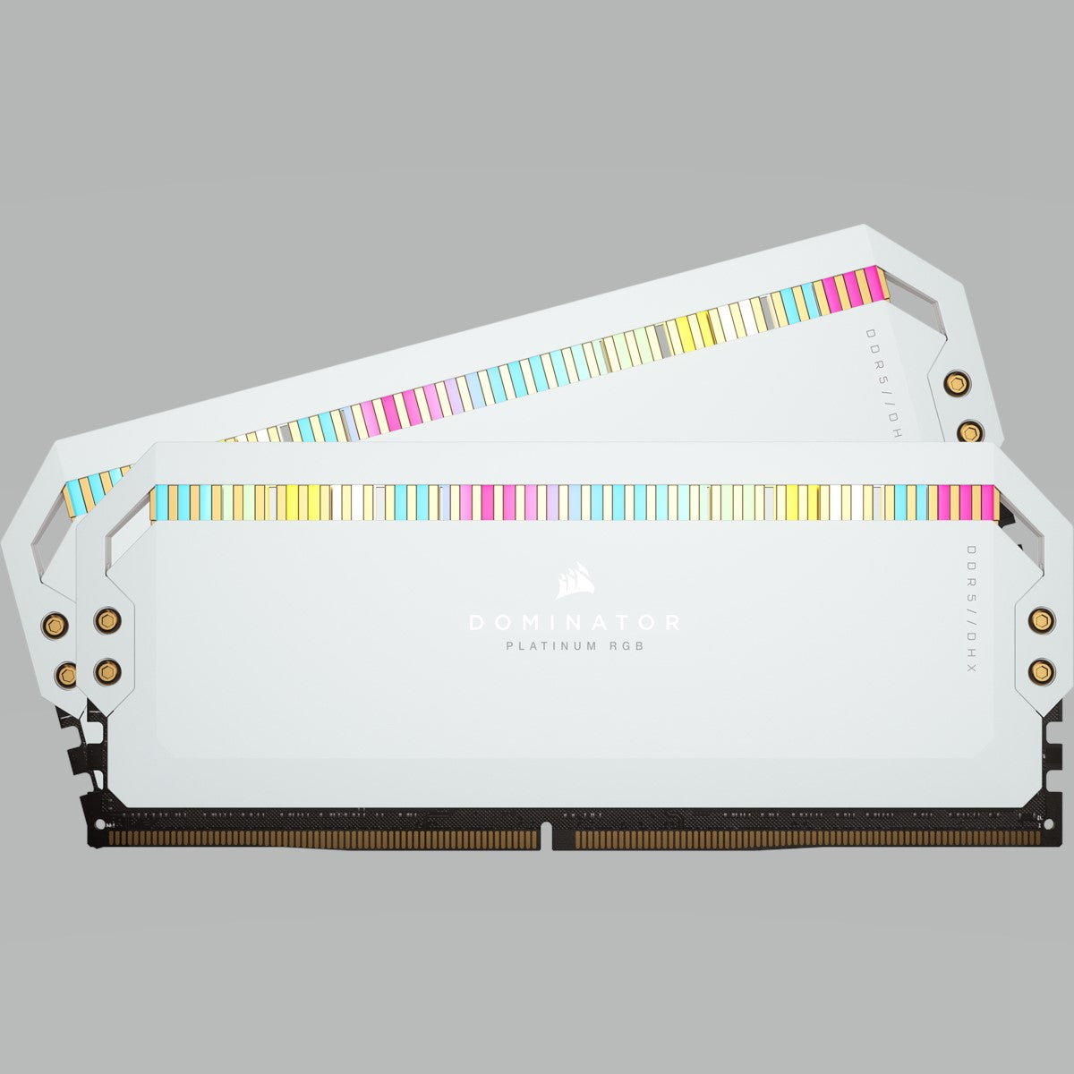 Corsair DOMINATOR® PLATINUM RGB 32GB (2x16GB) DDR5 DRAM 6200MHz C36 Memory Kit — White