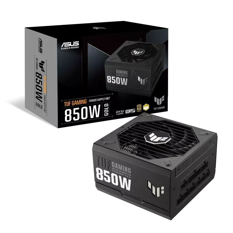 ASUS TUF GAMING 850W ATX3.0 (PCIe 5.0) 80Plus Gold 全模组主机电源