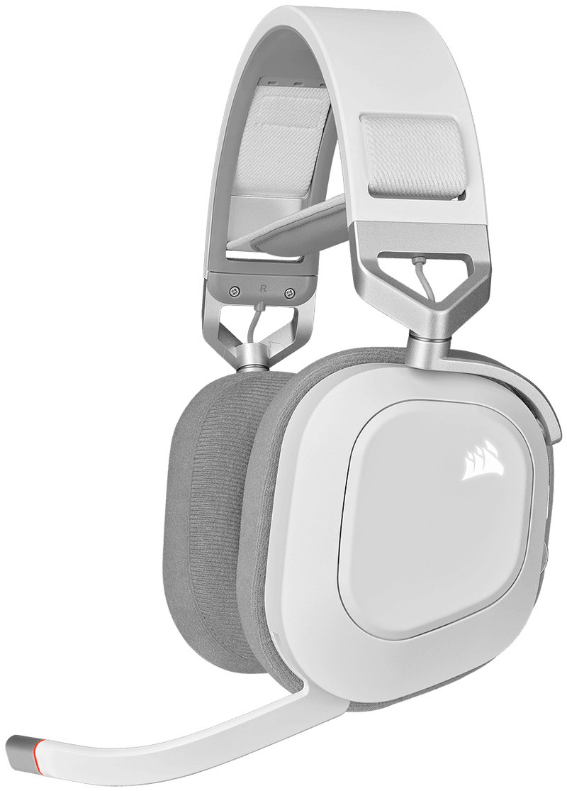 Corsair HS80 RGB WIRELESS Premium Gaming Headset (Black/White)