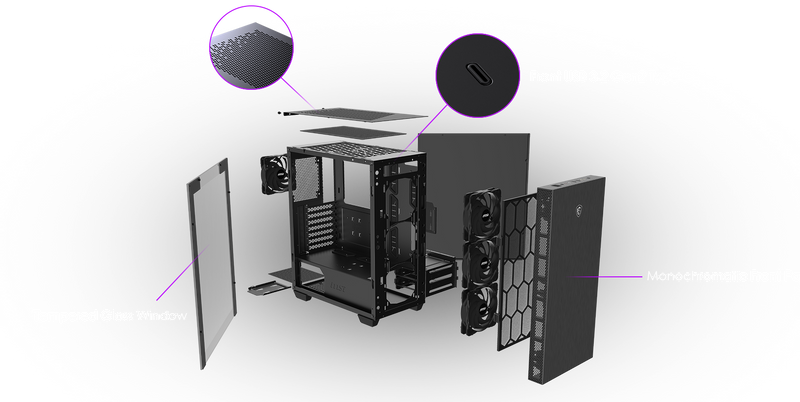 MSI MPG SEKIRA 100P ATX CASE