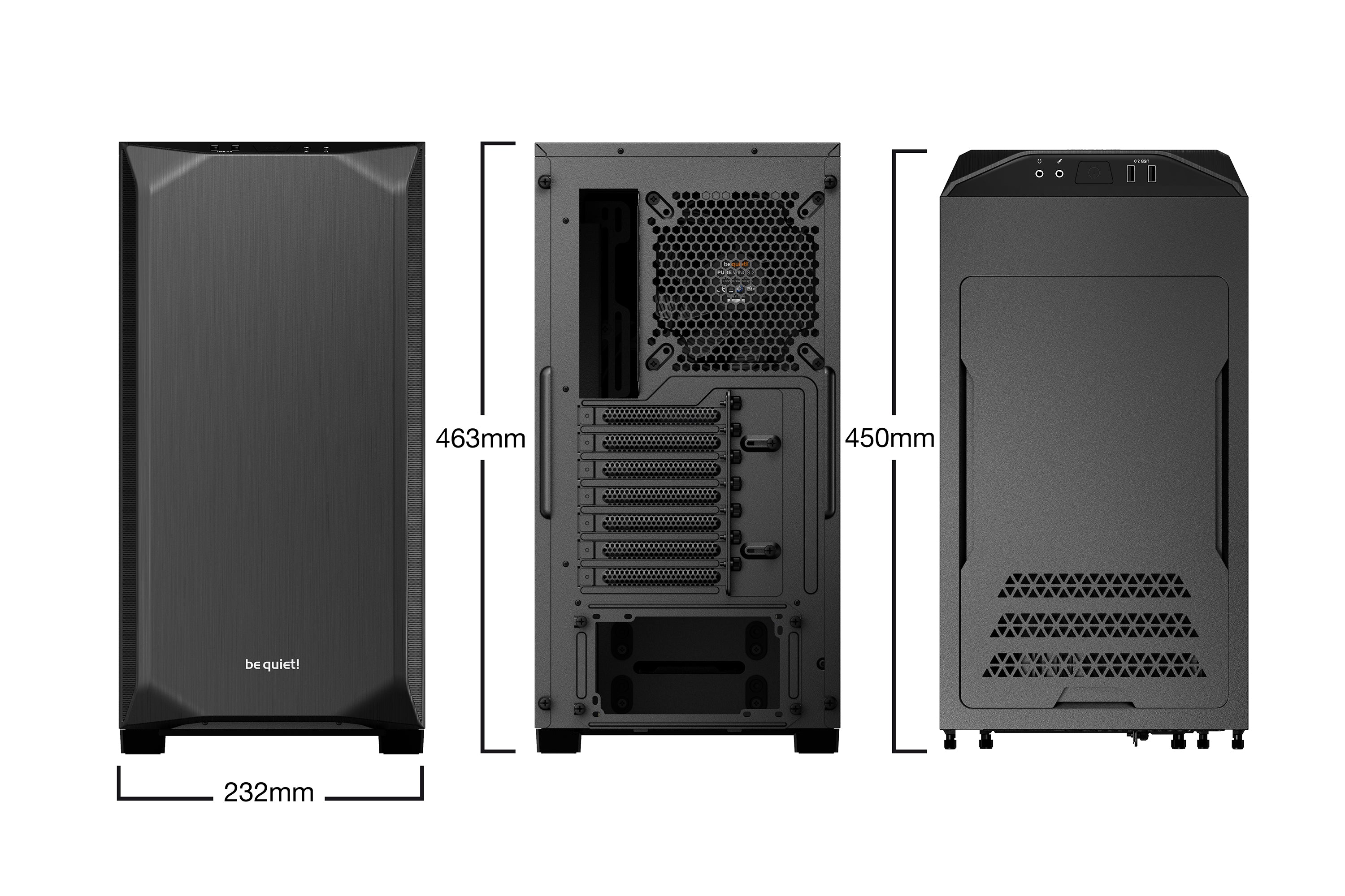 Be Quiet! PURE BASE 500 Windows TOWER Case
