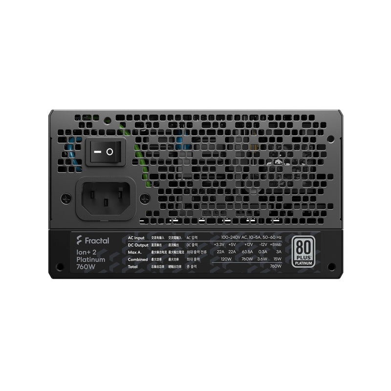 Fractal Design ION+ 2 Platinum 860W Fully Modular PSU
