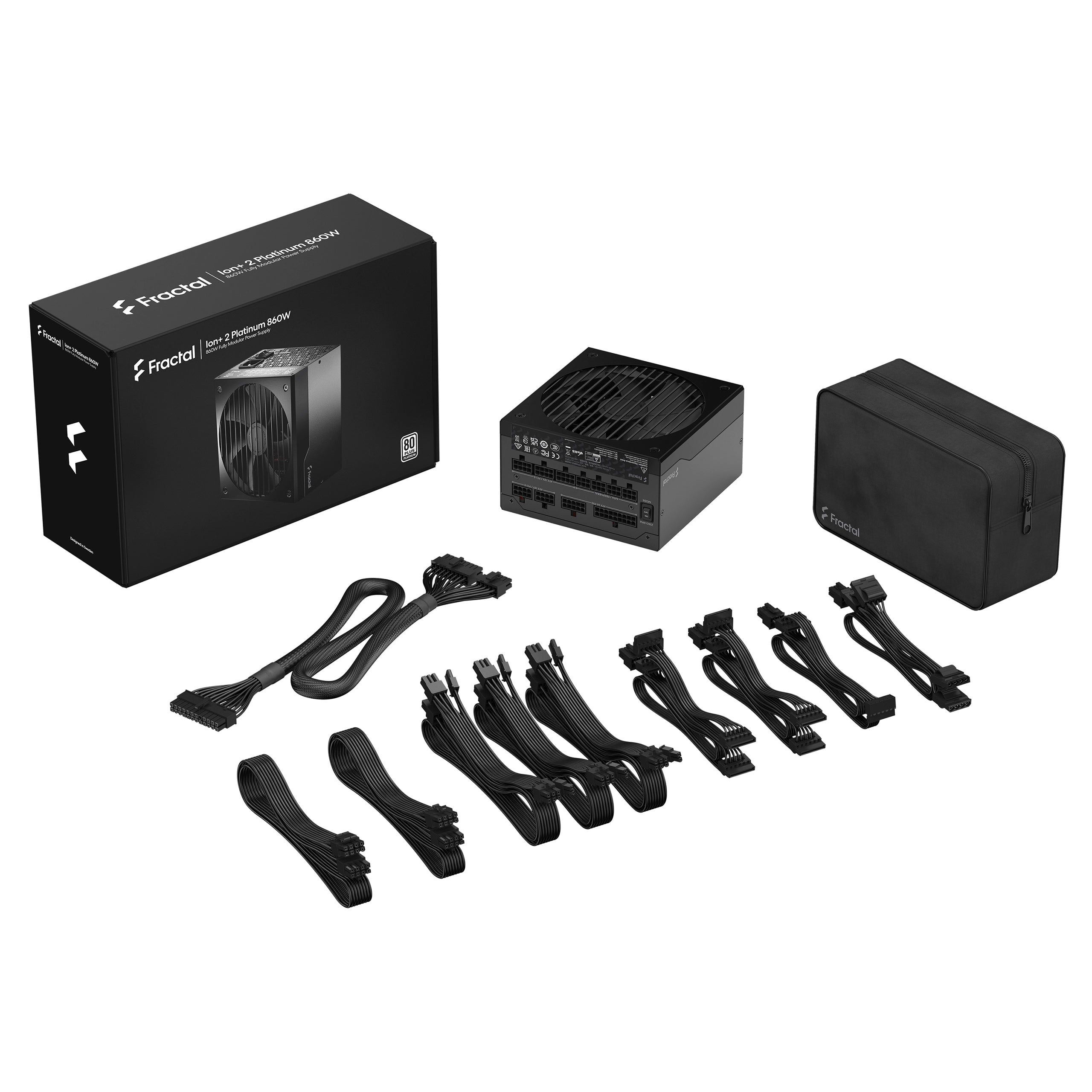 Fractal Design ION+ 2 860W 80Plus Platinum Fully Modular PSU 鉑金牌 全模組 主機電源