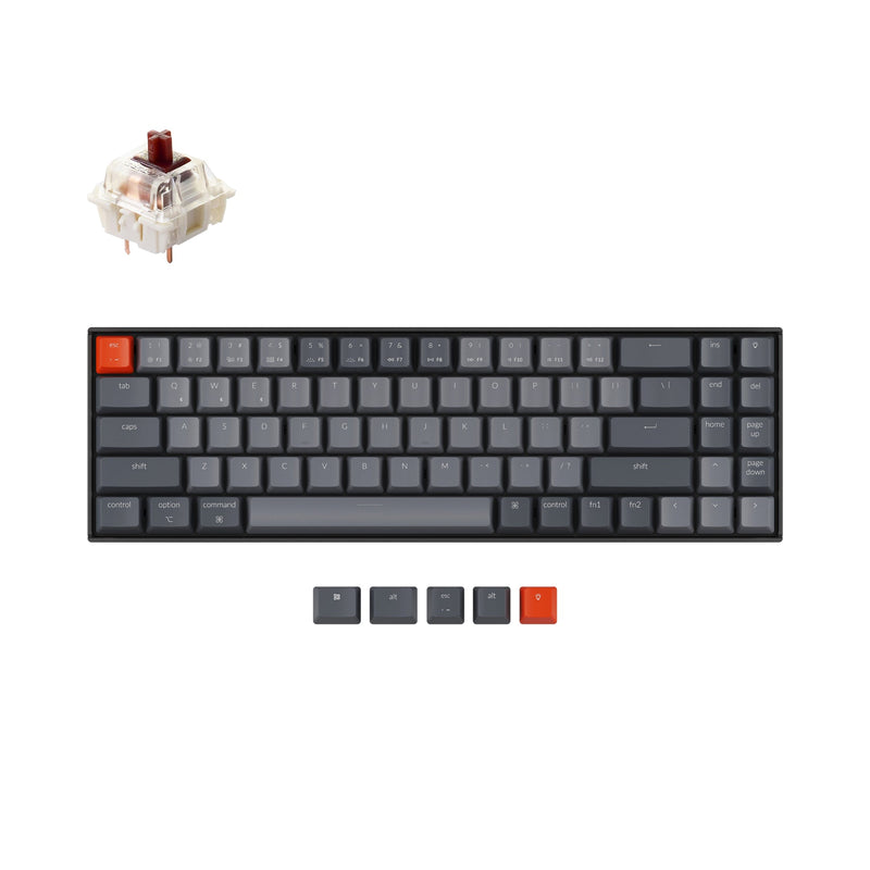 Keychron K14 72 Key HotSwappable Gateron Mechanical Switch Keyboard RGB