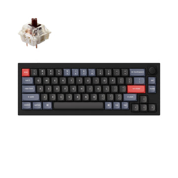 Keychron Q2 QMK HotSwappable Gateron G-PRO Switch Mechanical Keyboard Full Assembled RGB with Knob