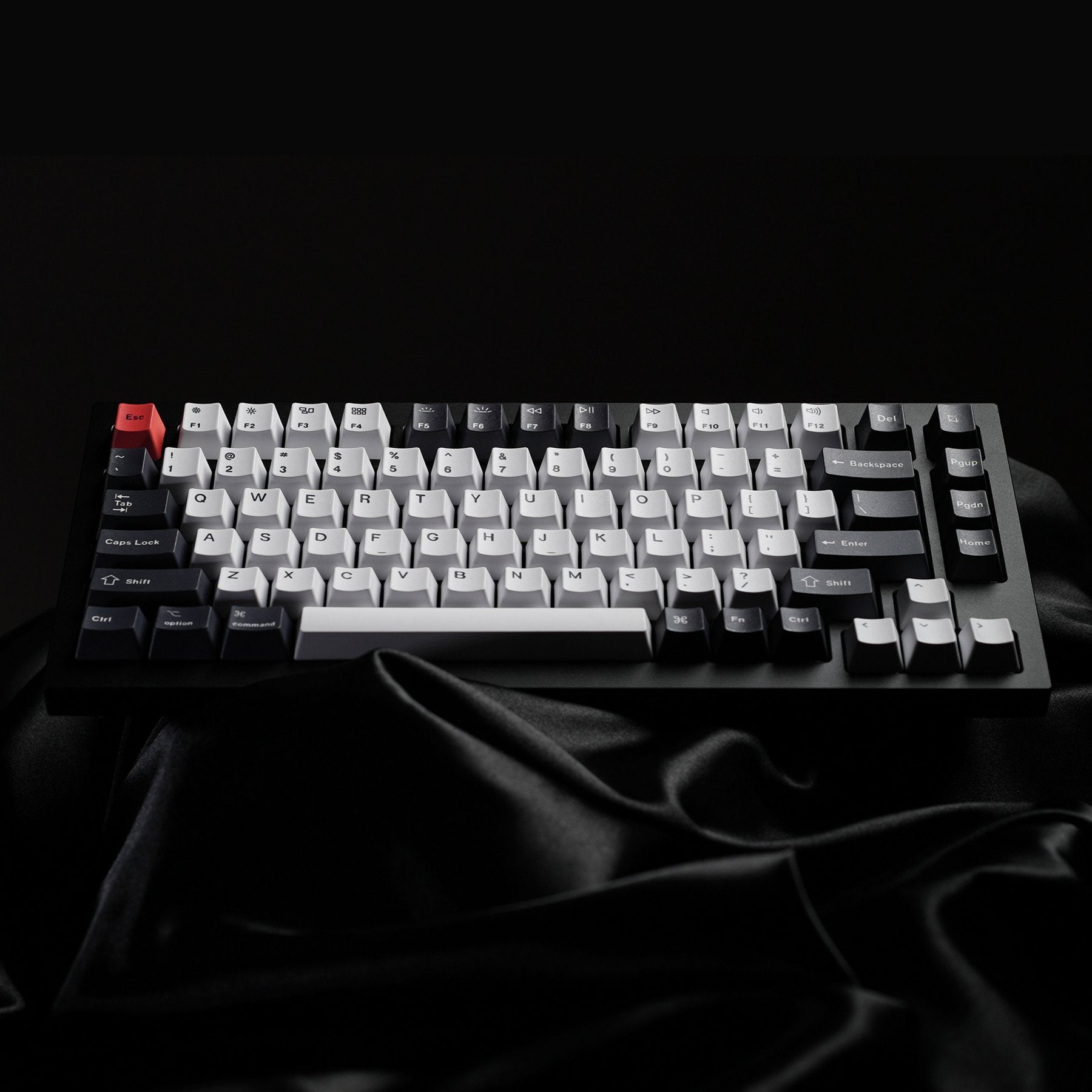Keychron - Q1D1 QMK Custom Mechanical Keyboard - Fully Assembled Space Grey