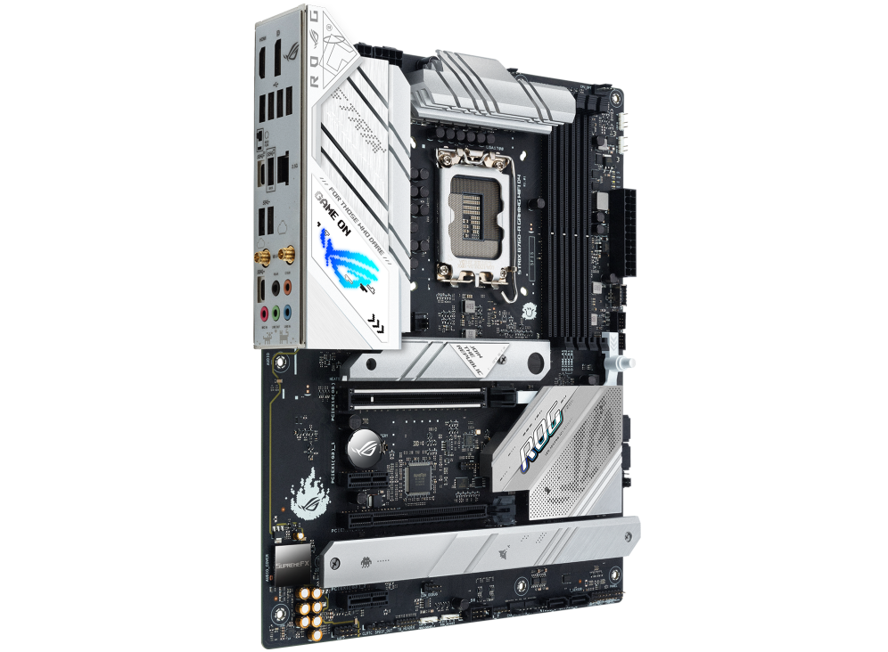 ASUS 華碩 ROG STRIX B760-A GAMING WIFI D4 ATX 白色主機板 (DDR4)