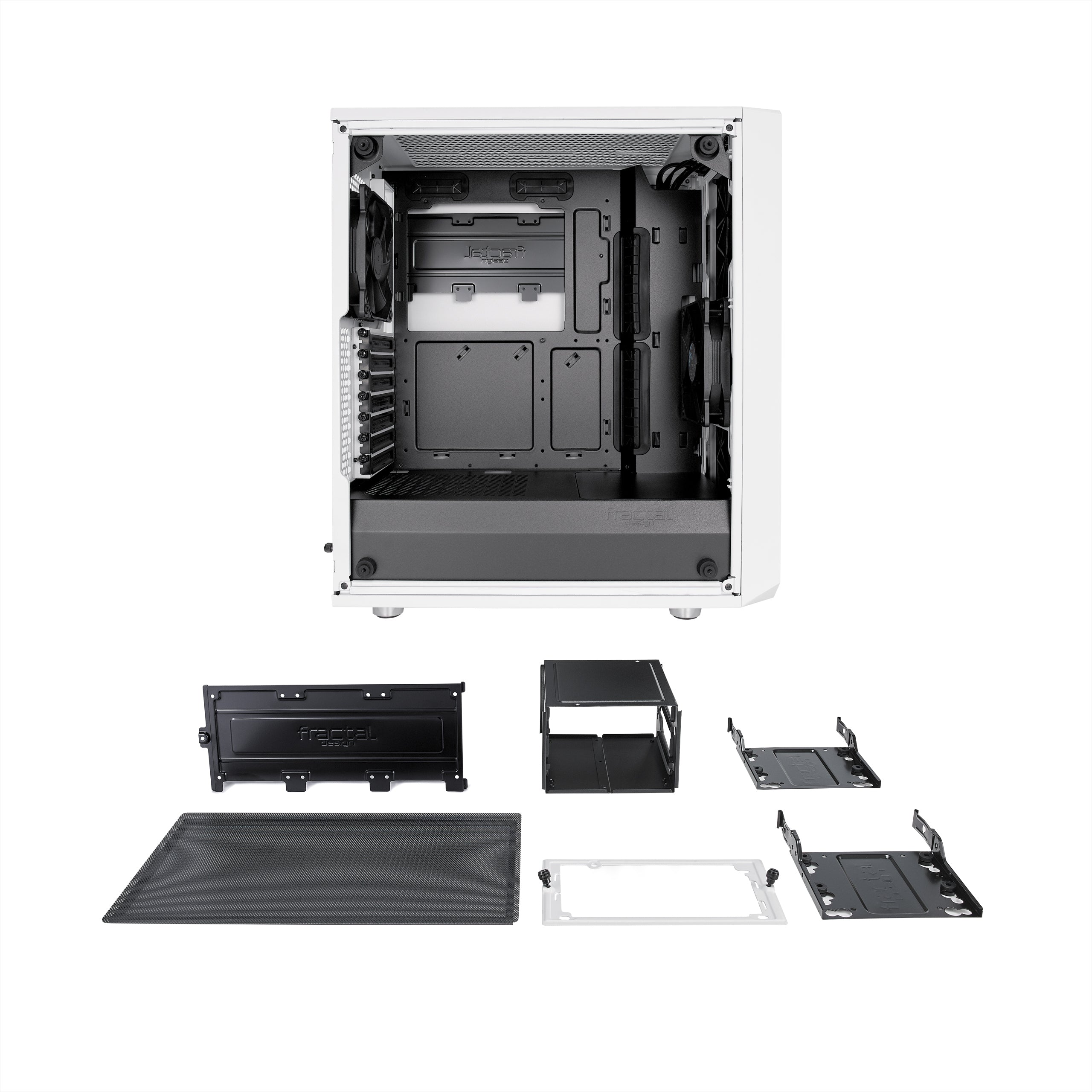 Fractal Design Meshify C ATX CASE 机箱黑/白