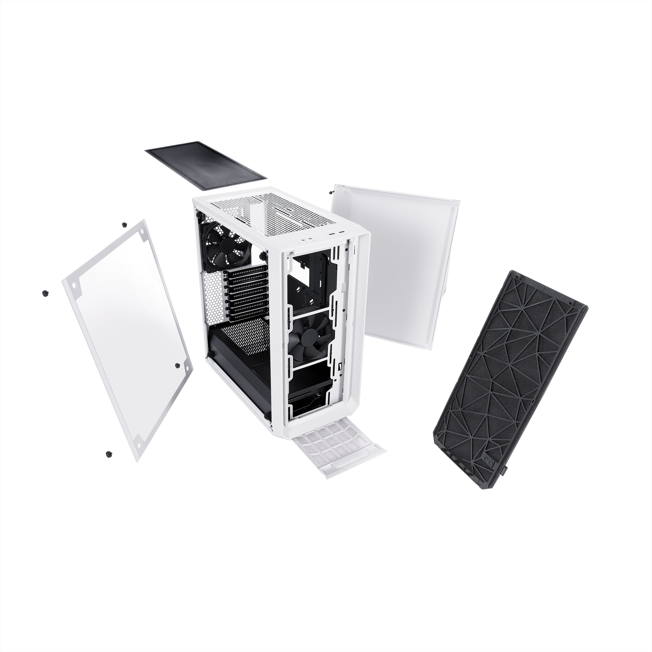 Fractal Design Meshify C ATX CASE 机箱黑/白