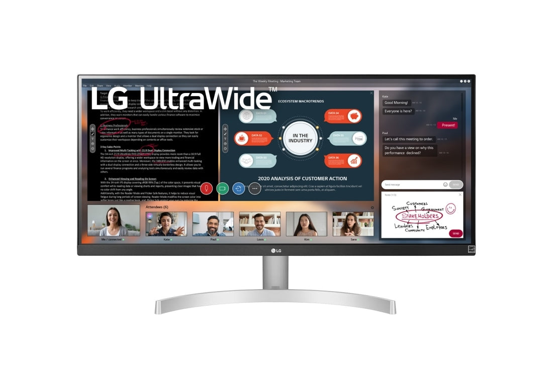 LG 21:9 UltraWide HDR 29WN600 10多工電競螢幕