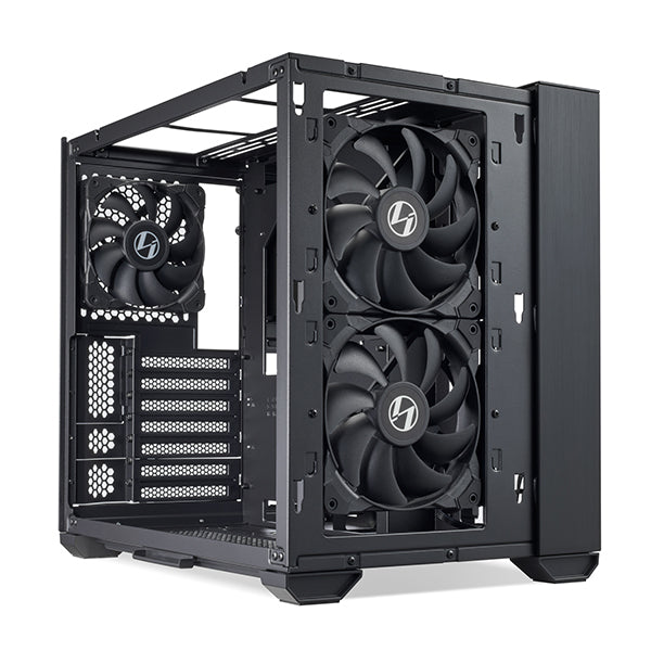 Lian Li PC O11 Air Mini E-ATX Tempered Glass Case (Black / White) 
