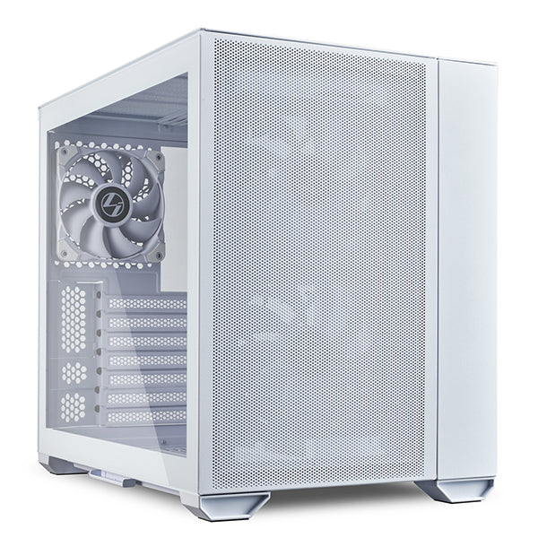 Lian Li PC O11 Air Mini E-ATX Tempered Glass Case (Black / White) 