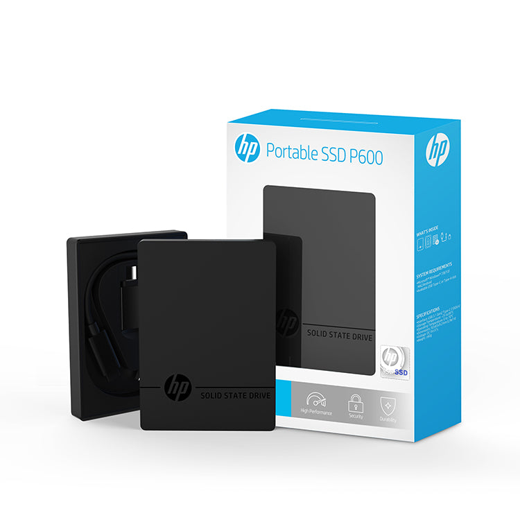 HP P600 Portable SSD 500GB USB 3.1 Gen 2 Type-C