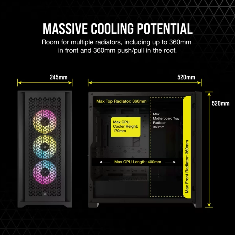 Corsair iCUE 5000D RGB AIRFLOW ATX 機箱