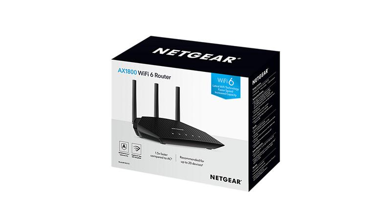 Netgear RAX10 Nighthawk 4-stream AX1800 Wi-Fi 6 Router