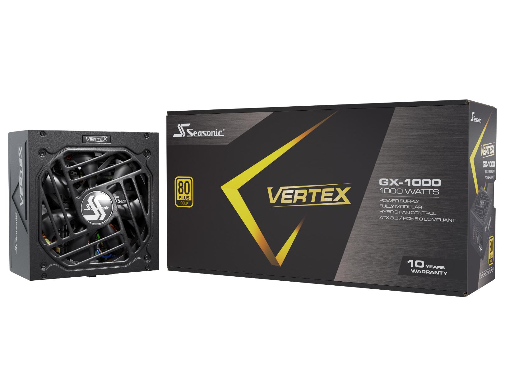 Seasonic Vertex 80 Plus Gold GX1000 1000W PSU 全模組 (10年原廠保固)